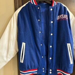 Kids Blue Varsity Jacket